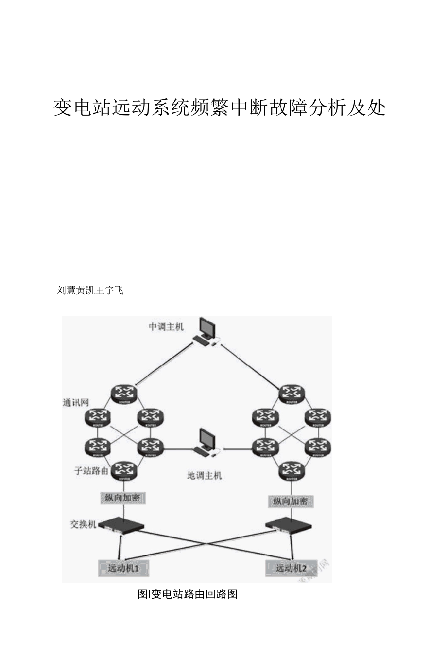 变电站远动系统频繁中断故障分析及处理.docx_第1页