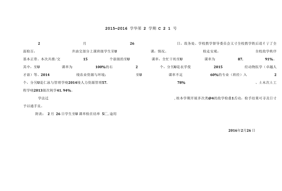 教学检查通报.docx_第1页