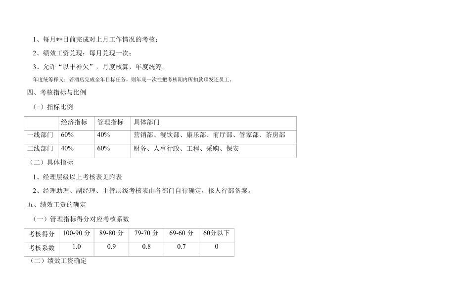 酒店管理人员绩效考核方案).docx_第3页