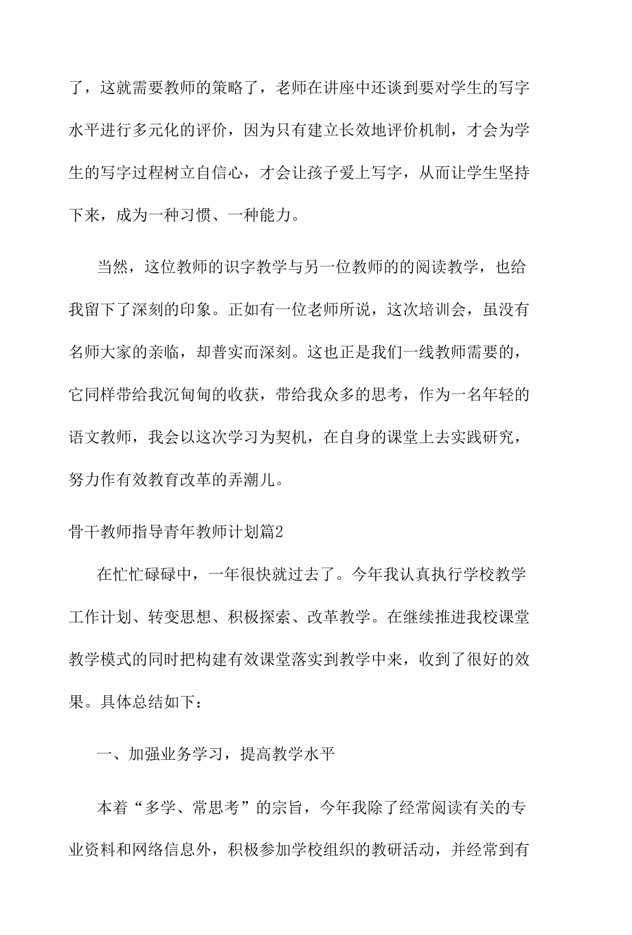 骨干教师指导青年教师计划9篇.docx_第3页