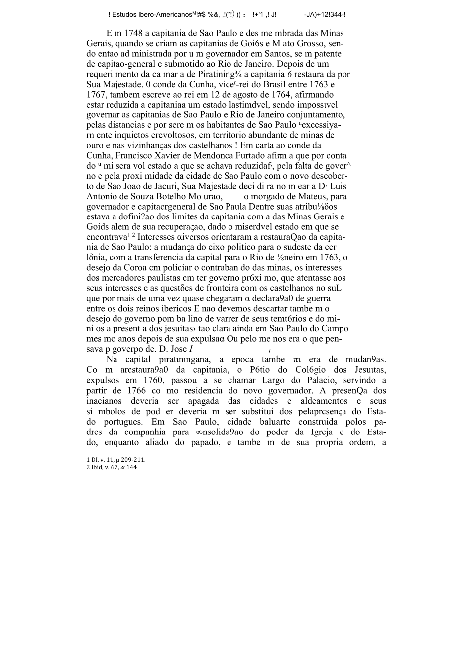 O milagre da onipotência e a dispers o dos vadios política urbanizadora e civilizadora em S o Paulo na administra o do morgado.docx_第2页