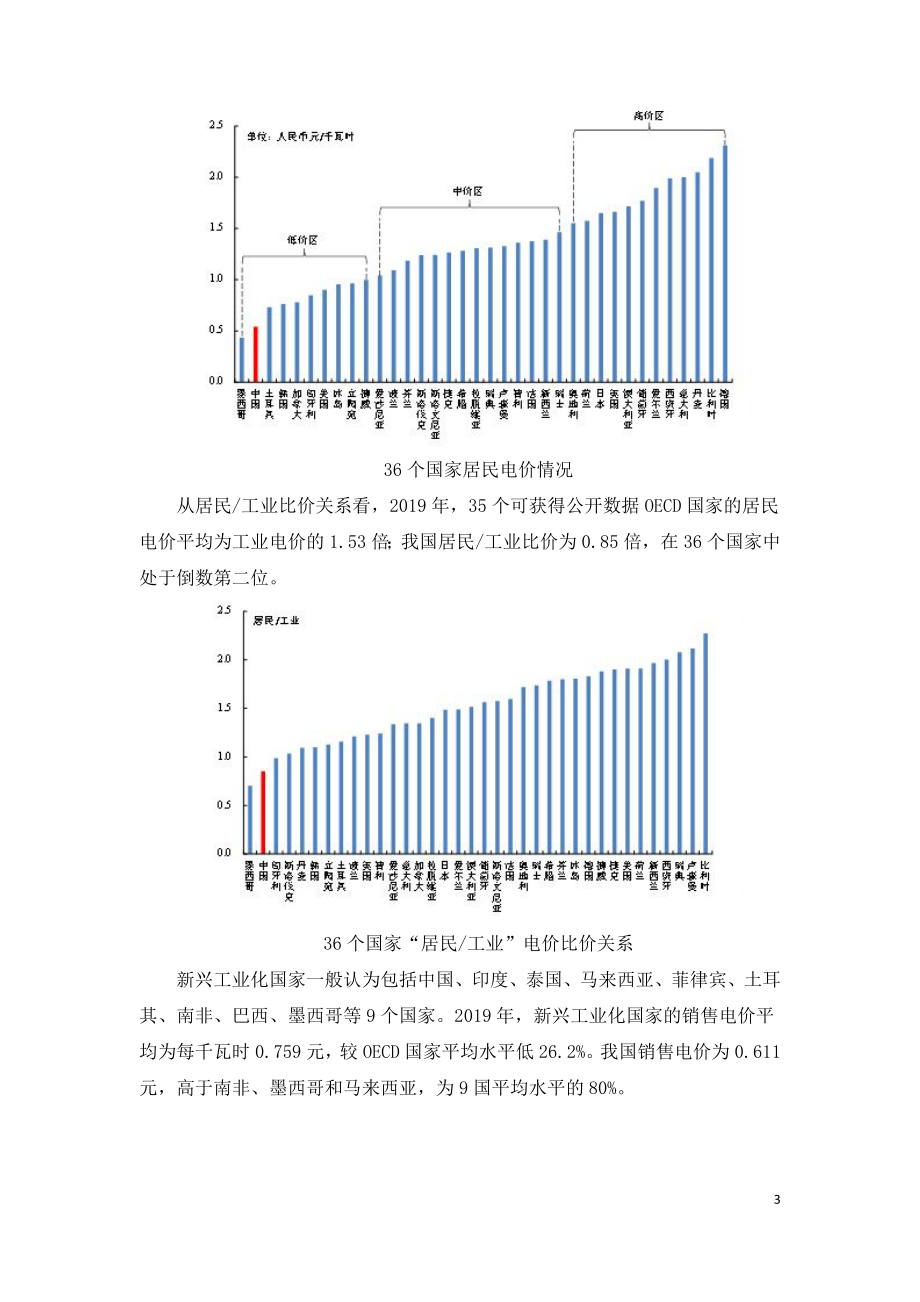 中国电价的国际比较分析.doc_第3页