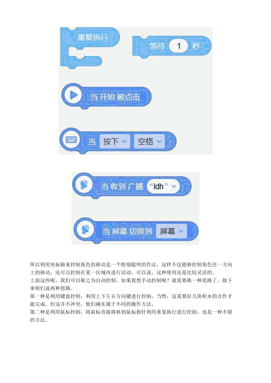 【学习笔记】控制角色移动的N种方法但都离不开重复执行.docx_第2页