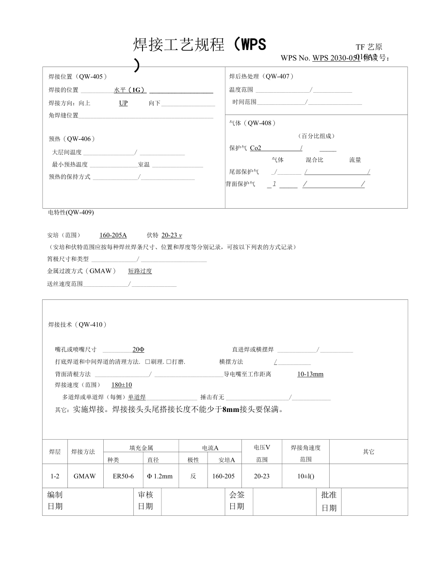 CO2焊接工艺评定.docx_第1页