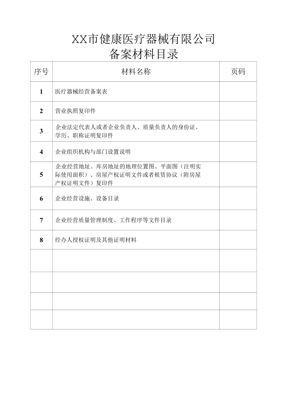 二类医疗器械备案材料示范文本.docx_第2页