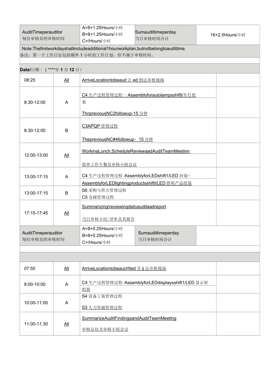 TS16949外审计划安排.docx_第3页