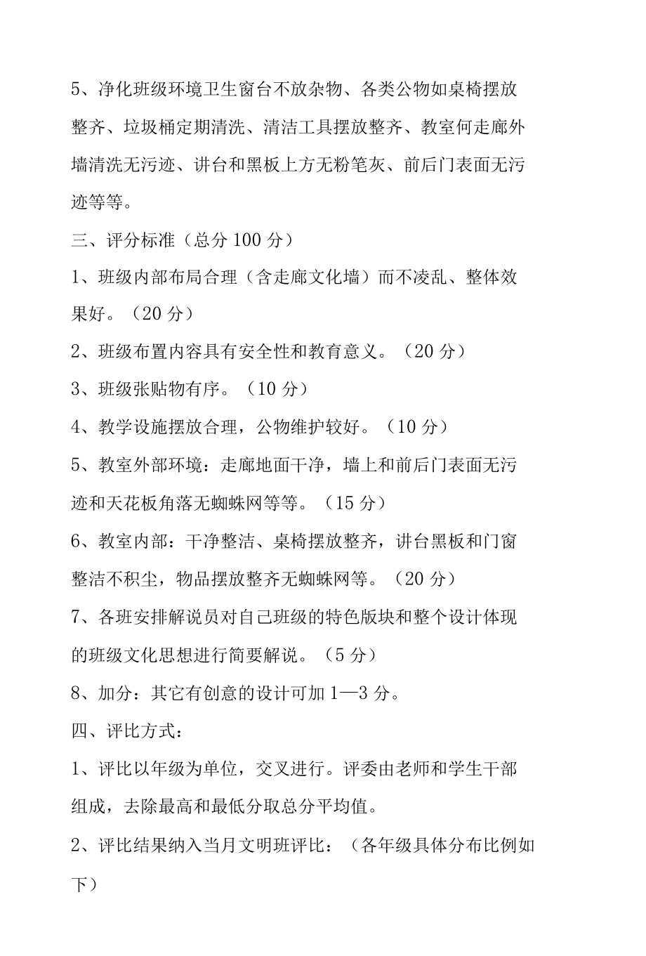 中学班级文化评比方案.docx_第2页