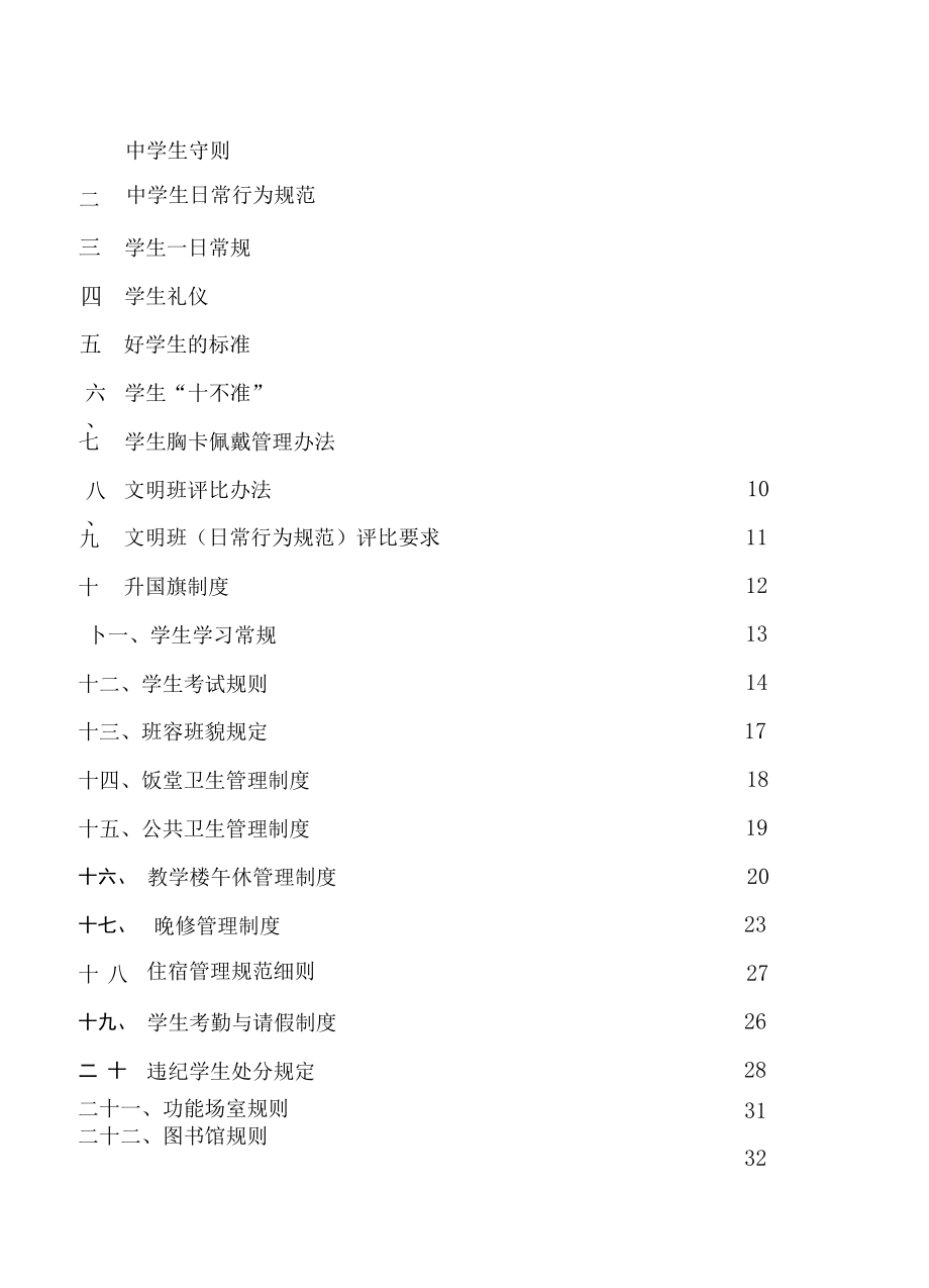 2022然后中学学生行为规范手册.docx_第2页