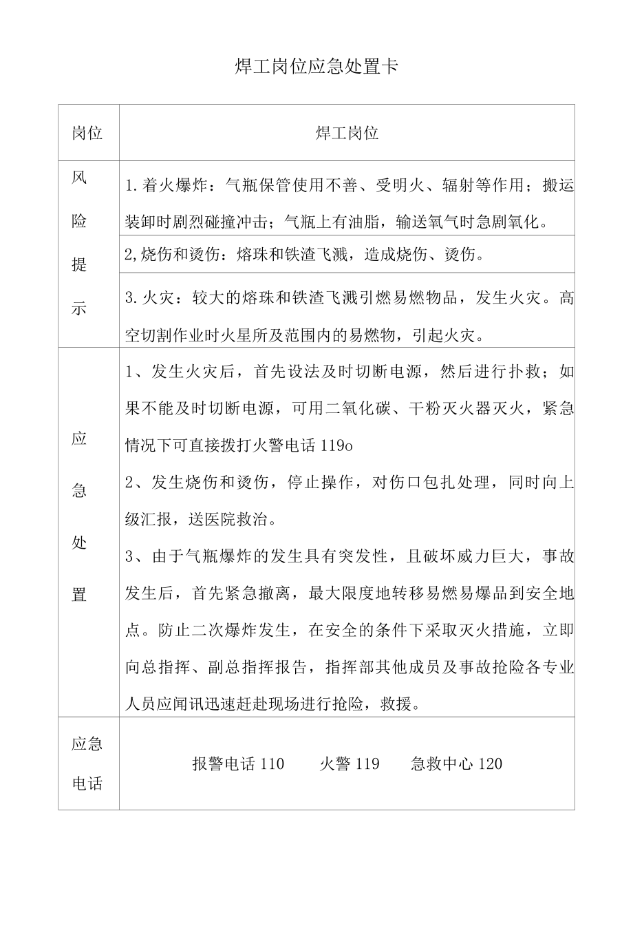 企业岗位应急处置卡修订版.docx_第3页