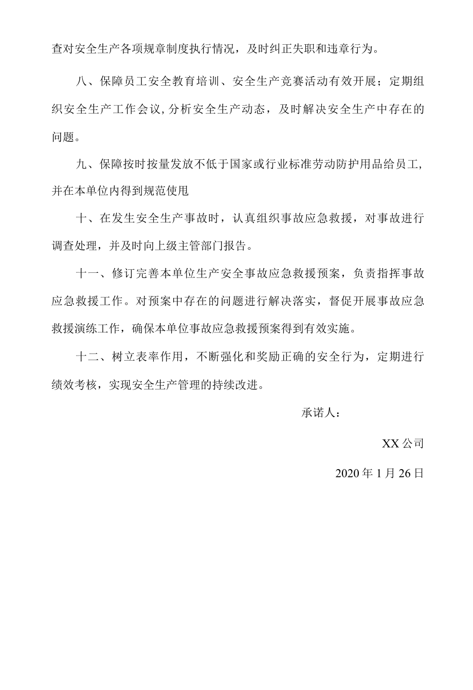 出租车公司负责人安全承诺书.docx_第2页