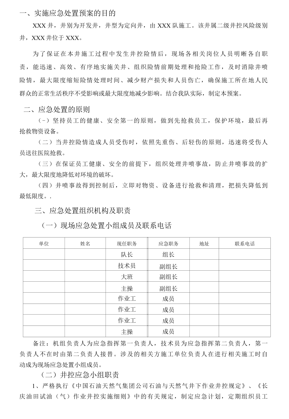 带压作业井控突发事件应急处置预案.docx_第3页