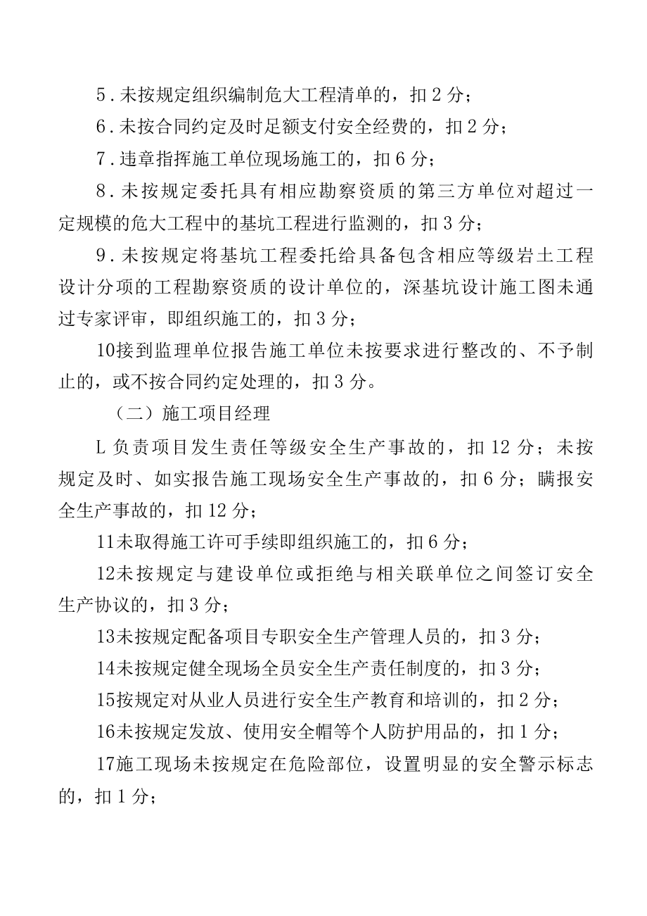 徐州市施工项目经理、项目总监理工程师安全考核办法.docx_第2页