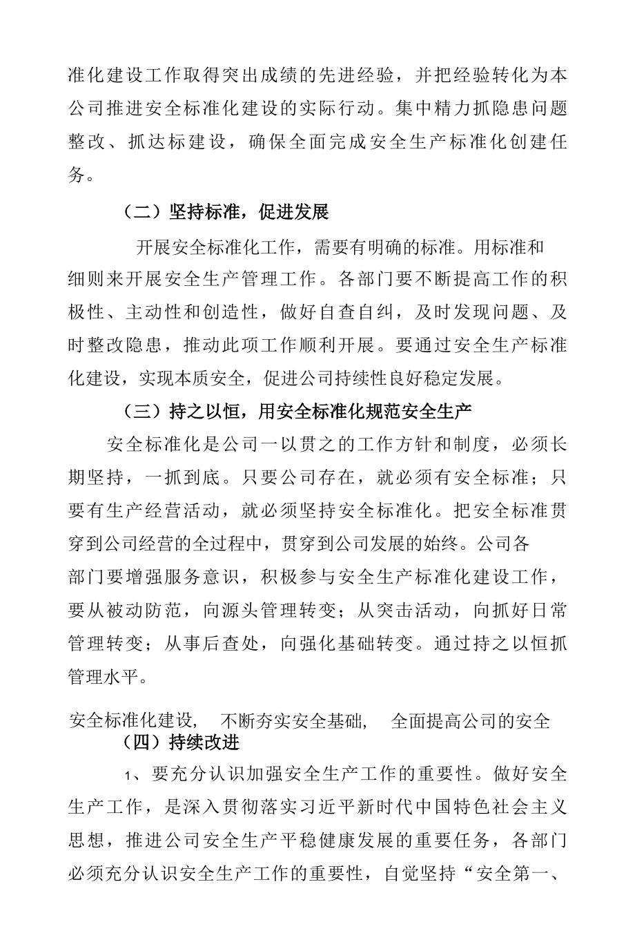 安全生产标准化建设持续改进方案.docx_第2页