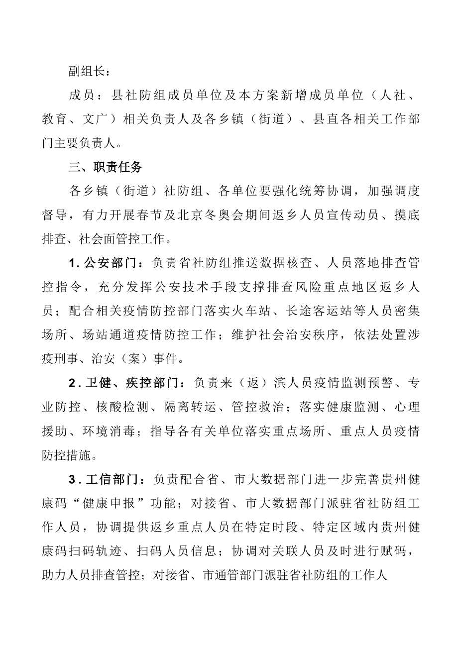 春节期间疫情防控返乡人员摸底排查管控工作方案.docx_第2页