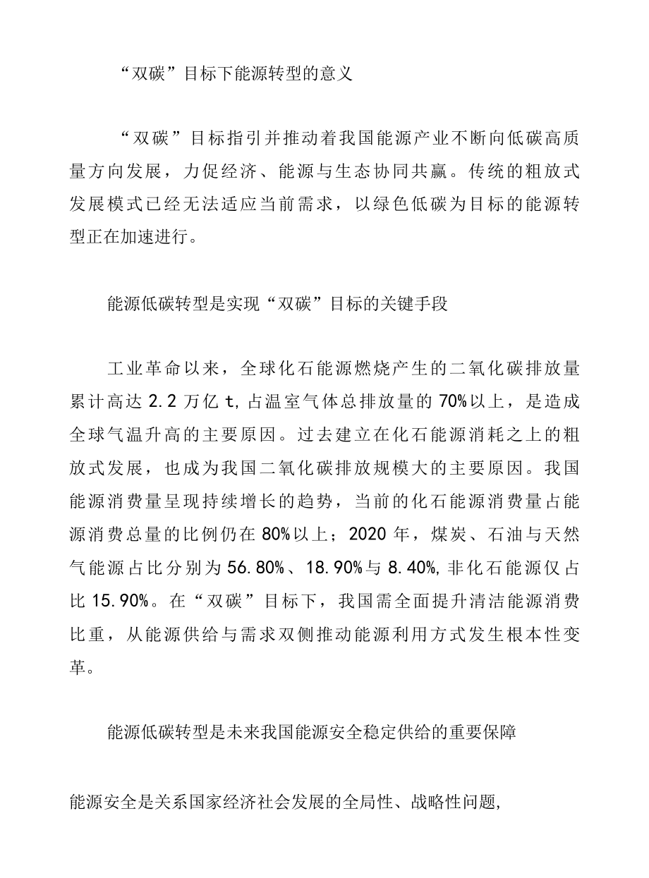 面向碳达峰与碳中和目标的中国能源转型路径研究.docx_第2页