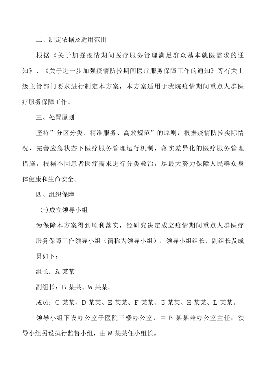 新冠肺炎疫情期间重点人群医疗服务保障工作方案.docx_第2页