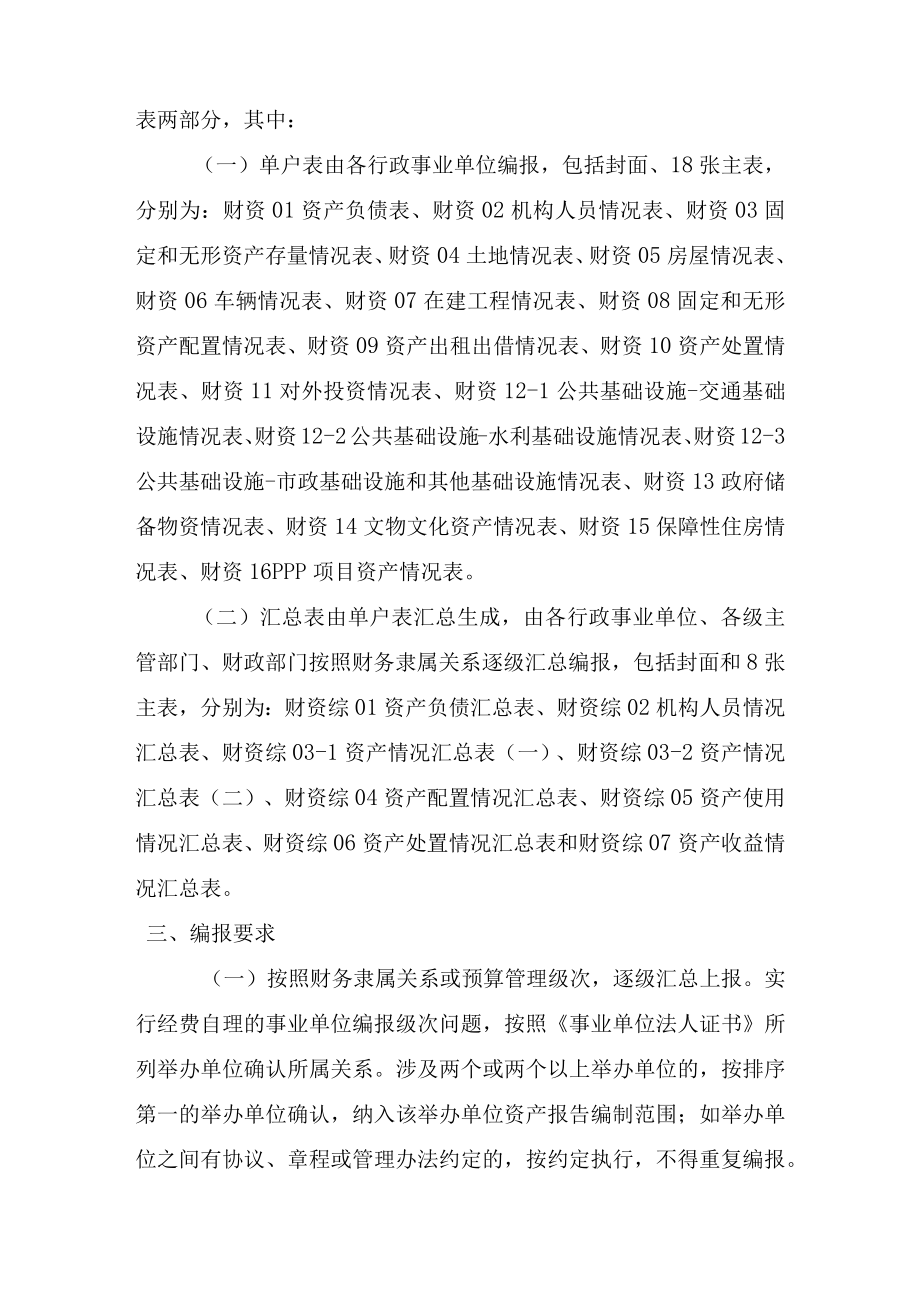 2023年度行政事业性国有资产报表编制说明.docx_第2页