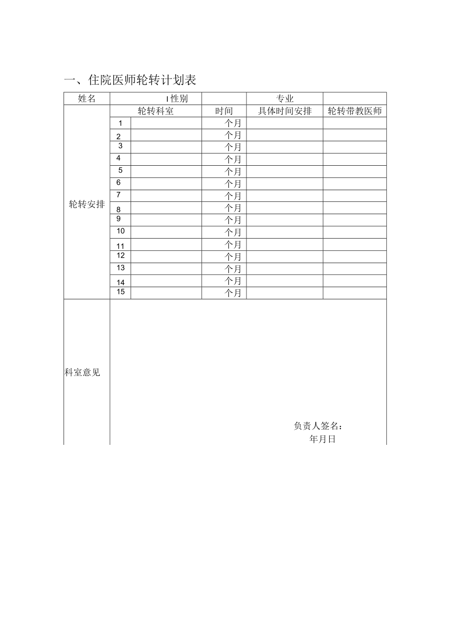 住院医师规范化培训轮转考核手册.docx_第3页