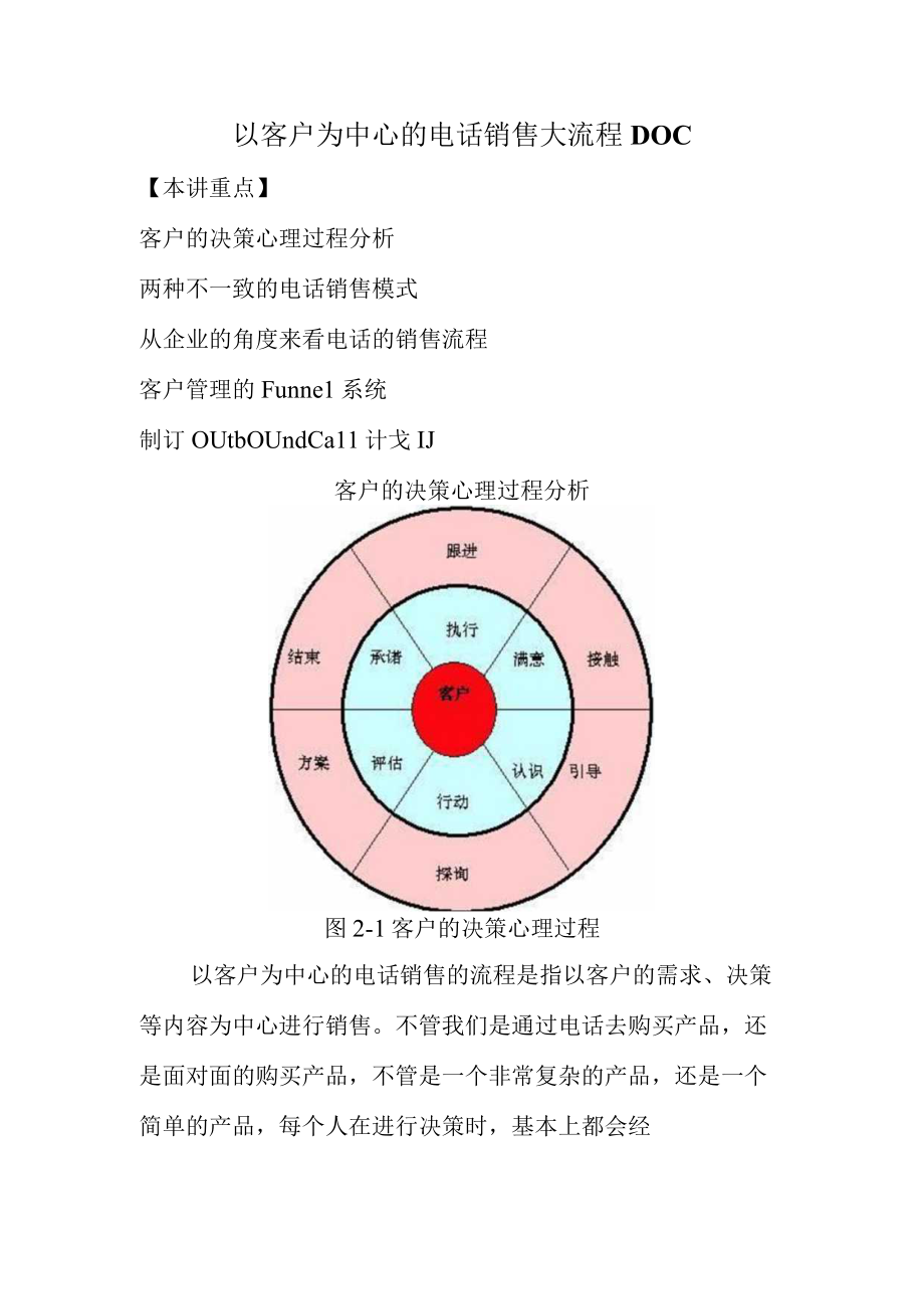 以客户为中心的电话销售大流程DOC.docx_第1页