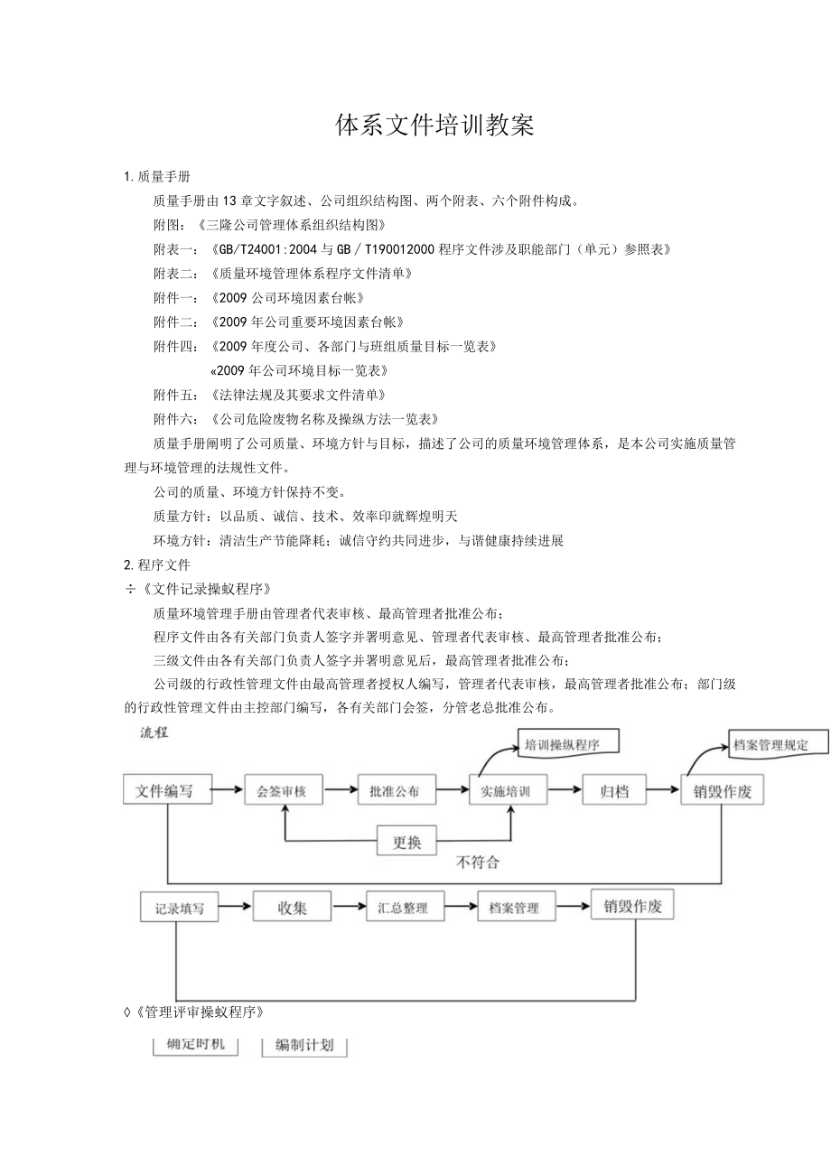 体系文件培训教案.docx_第1页