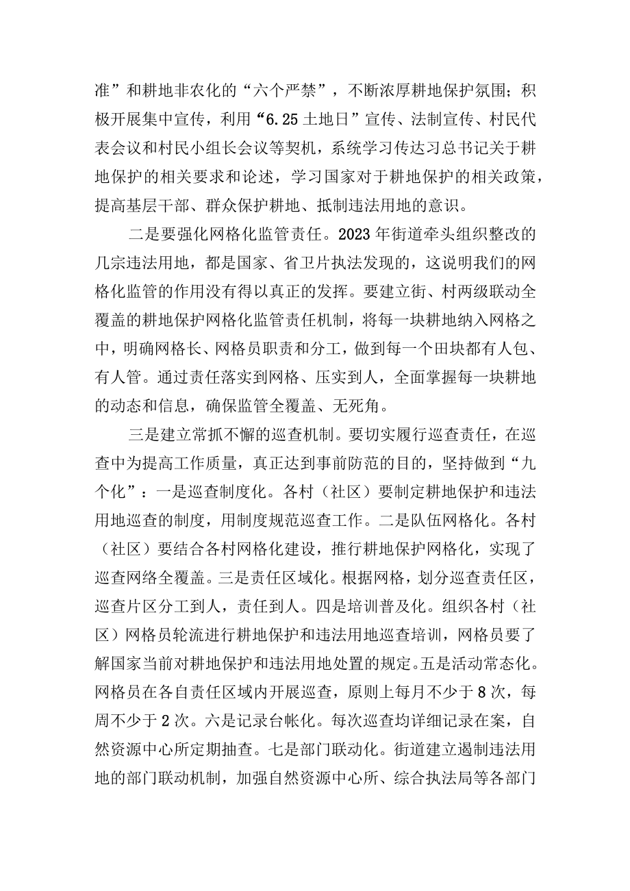 务虚会研讨发言材料：以抓铁有痕的举措保障耕地的高质量利用.docx_第3页