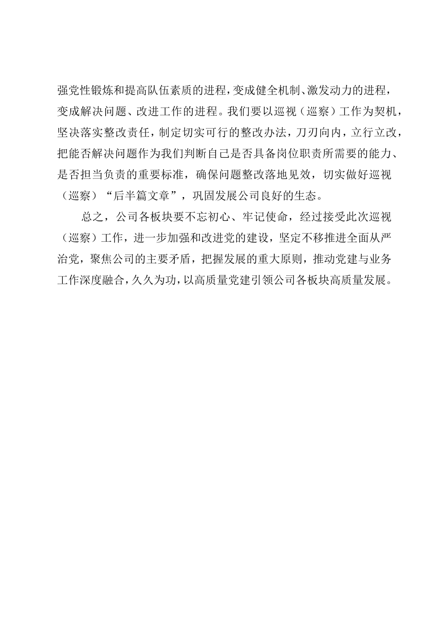 在接受上级巡视巡察动员会上的表态发言.docx_第3页