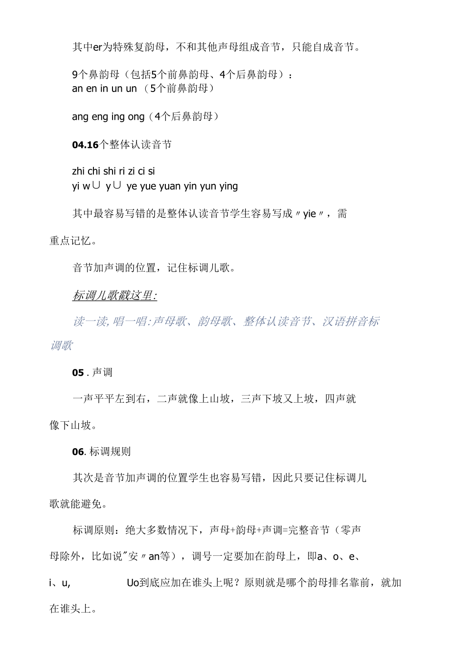 小学汉语拼音的重难点总结复习时很好用.docx_第2页