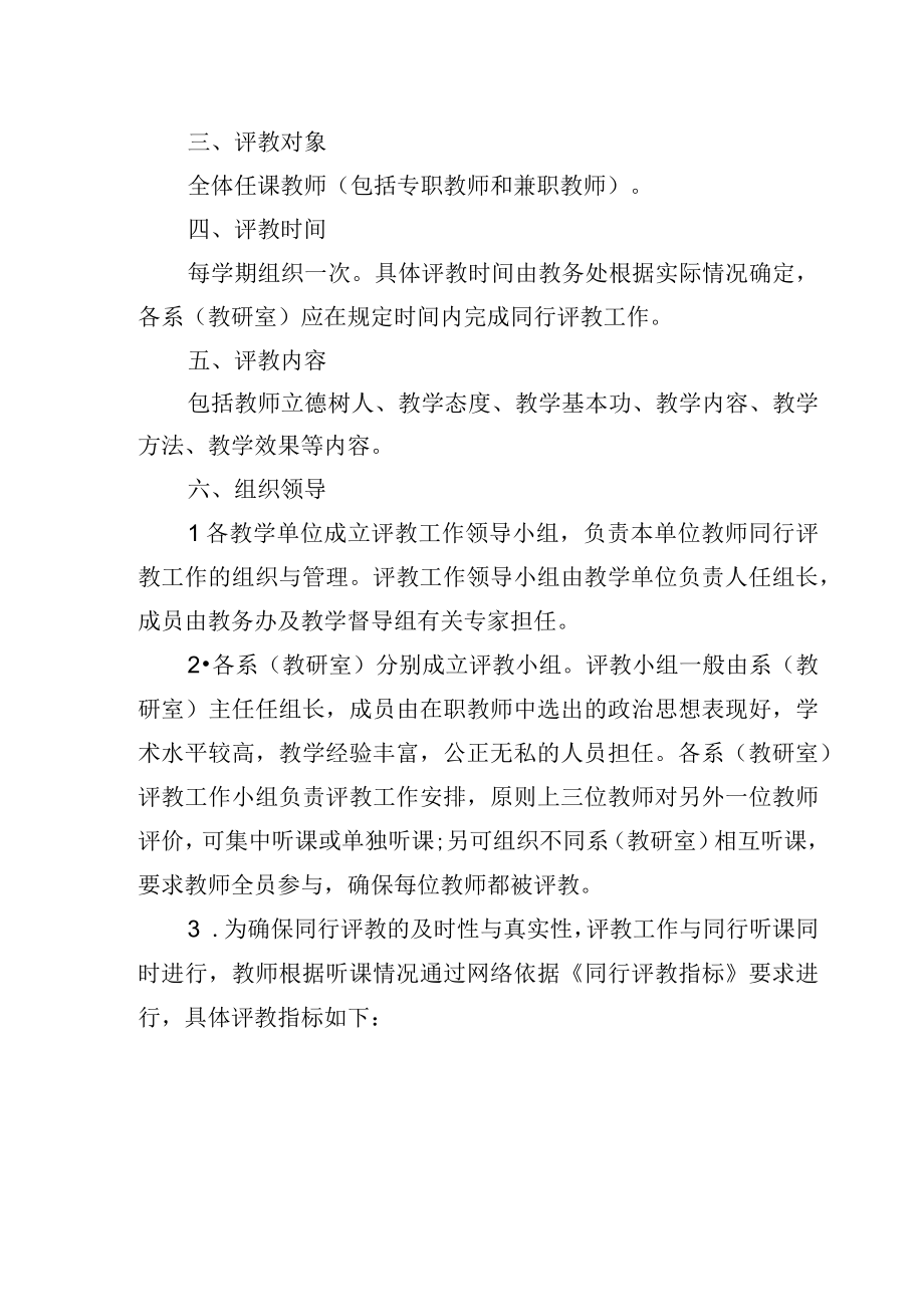 学校课堂教学质量同行评教制度.docx_第2页