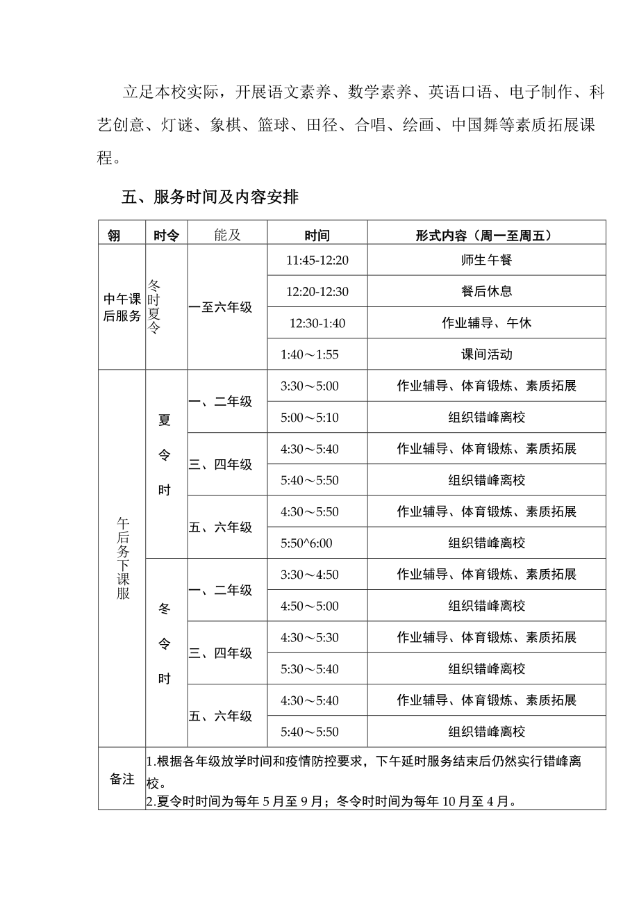 小学2023年春季学期课后延时服务工作方案及致家长书.docx_第3页