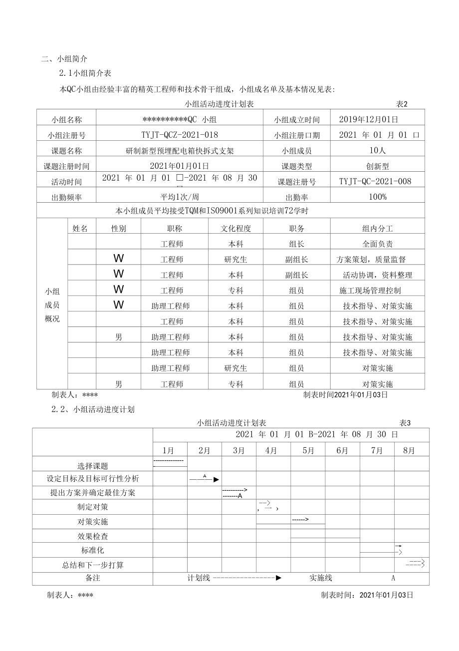 研制新型预埋配电箱快拆式支架.docx_第2页