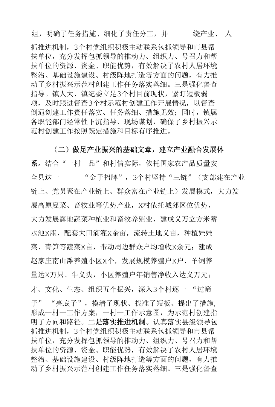 乡村振兴示范村创建工作总结.docx_第2页