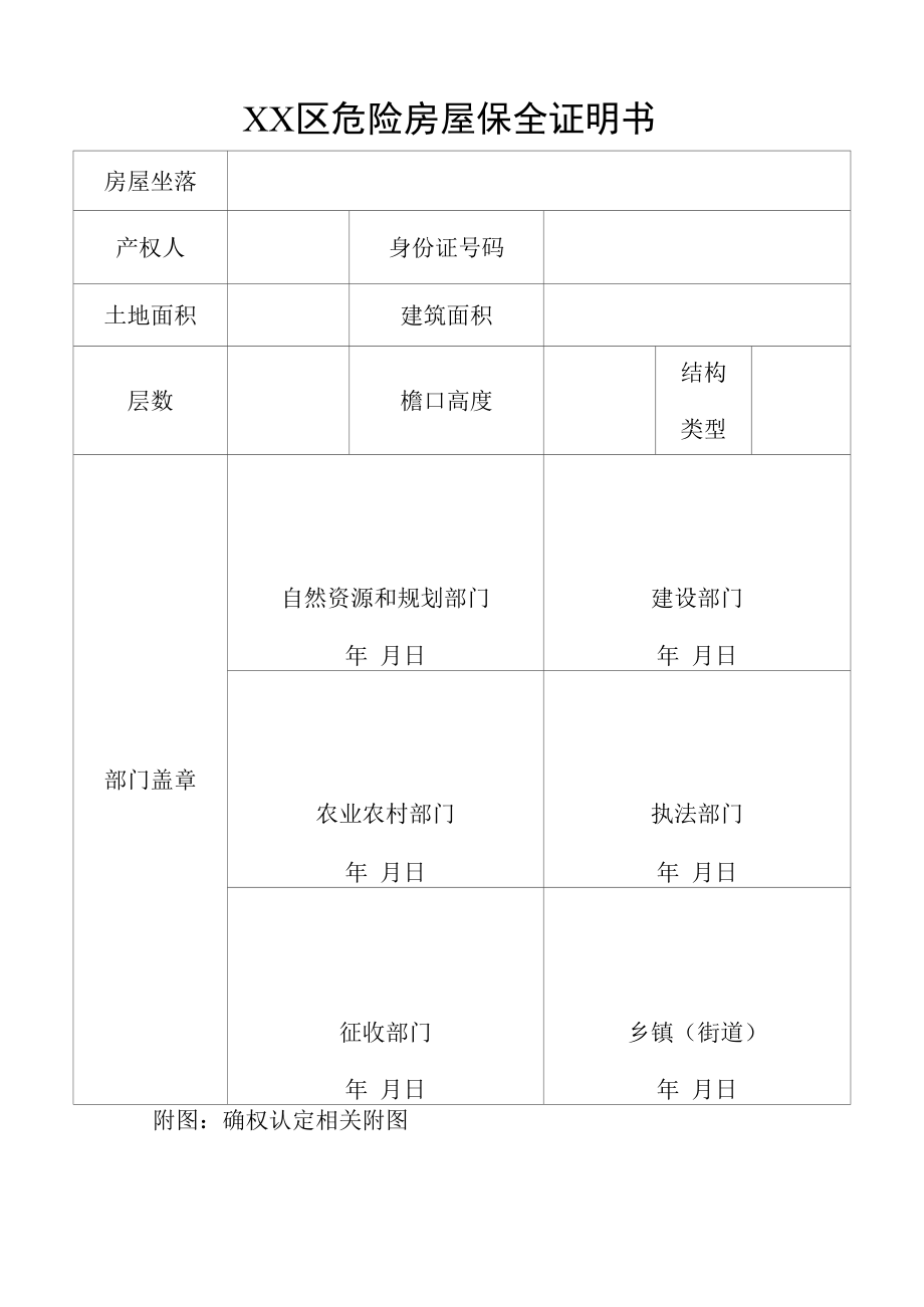 XX区危险房屋保全证明书.docx_第2页