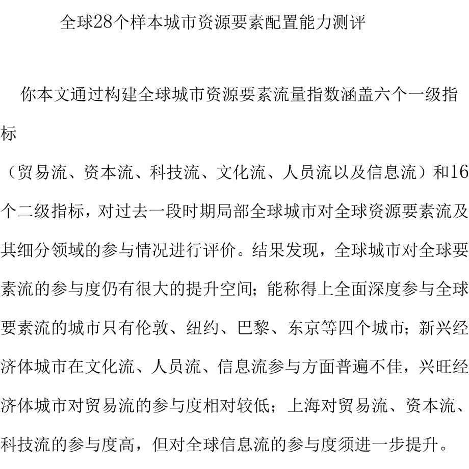 全球28个样本城市资源要素配置能力测评.docx_第1页