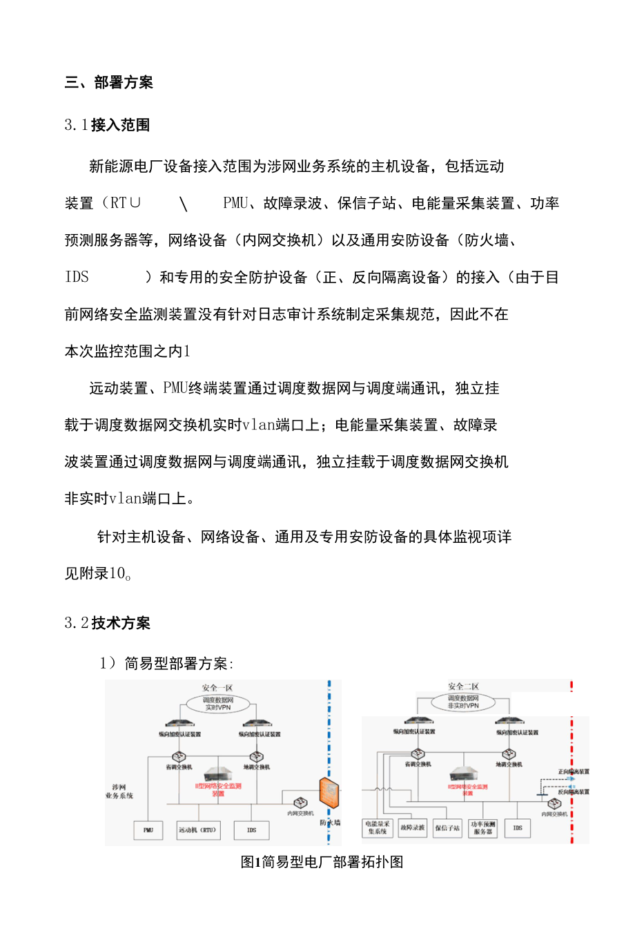 新能源电厂电力监控系统网络安全监测装置典型部署方案.docx_第2页