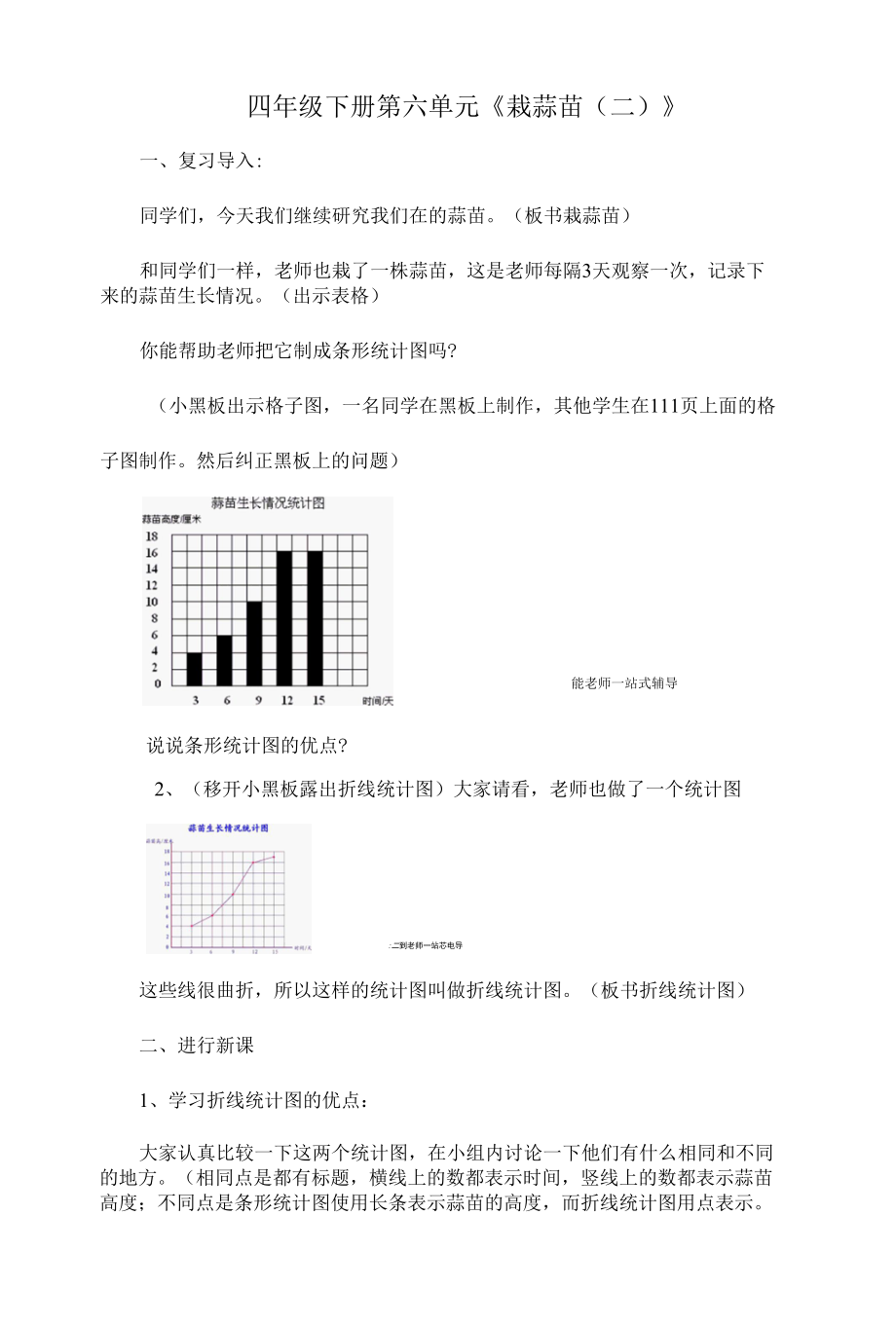 四年级下册第六单元《栽蒜苗（二）》.docx_第1页