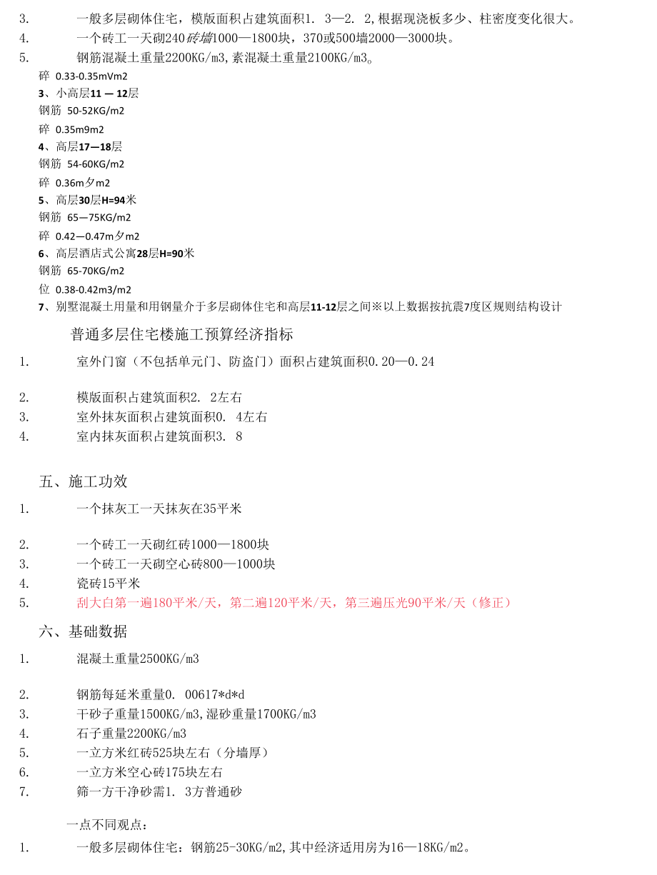 17年建筑工程包工价格.docx_第3页