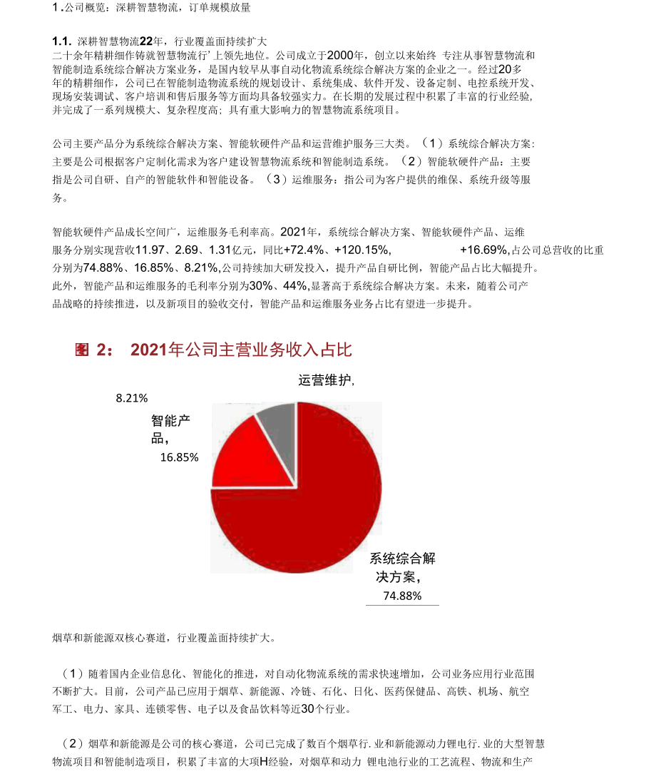 今天国际研究报告：智慧物流领先企业“新行业+新领域”换挡提速.docx_第1页