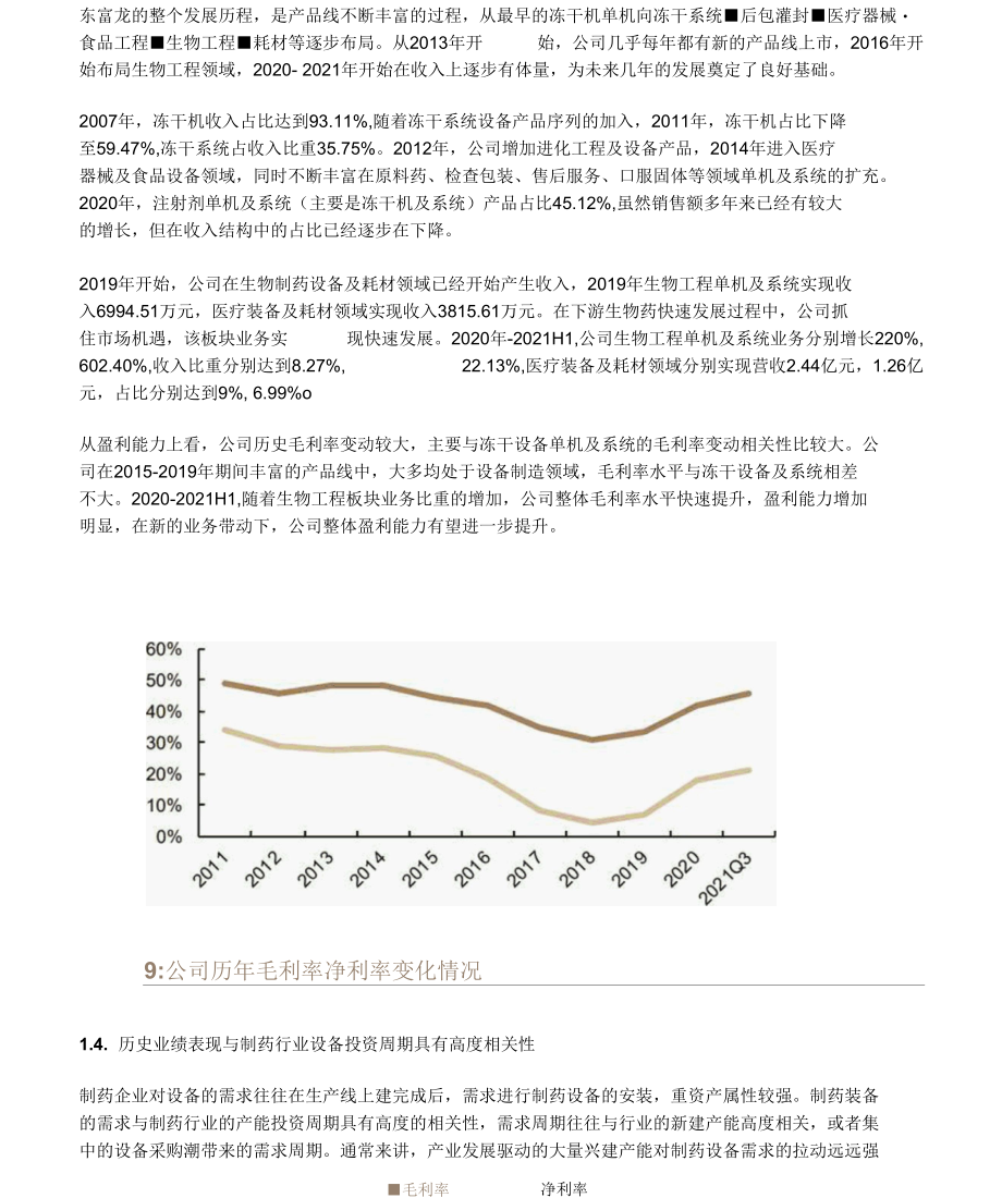 制药装备龙头企业东富龙研究报告：打造生制药装备一体化平台.docx_第2页