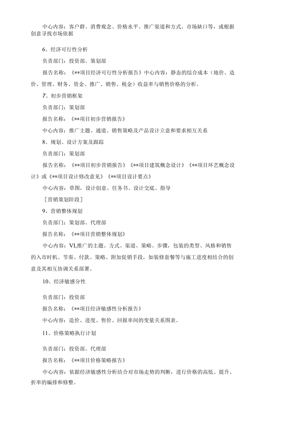 【房地产营销策划雏鹰班培训内容】篇章二房地产策划工作的流程.docx_第2页