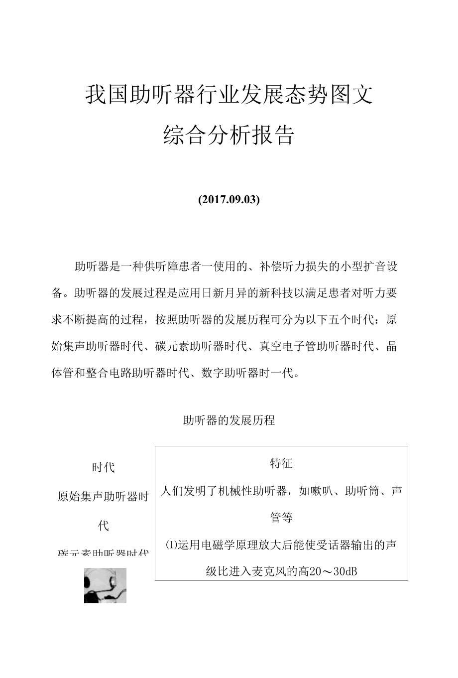 我国助听器行业发展态势图文综合分析报告.docx_第1页