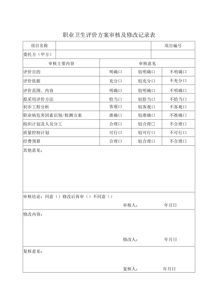 03用人单位职业病危害现状评价方案编制作业指导书表格.docx_第1页