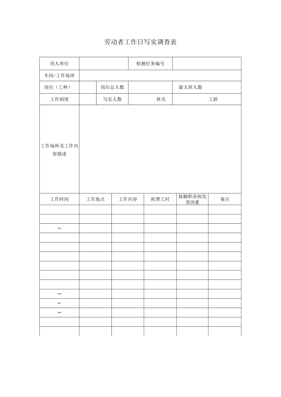 07职业卫生现场调查作业指导书检测调查表格.docx_第2页