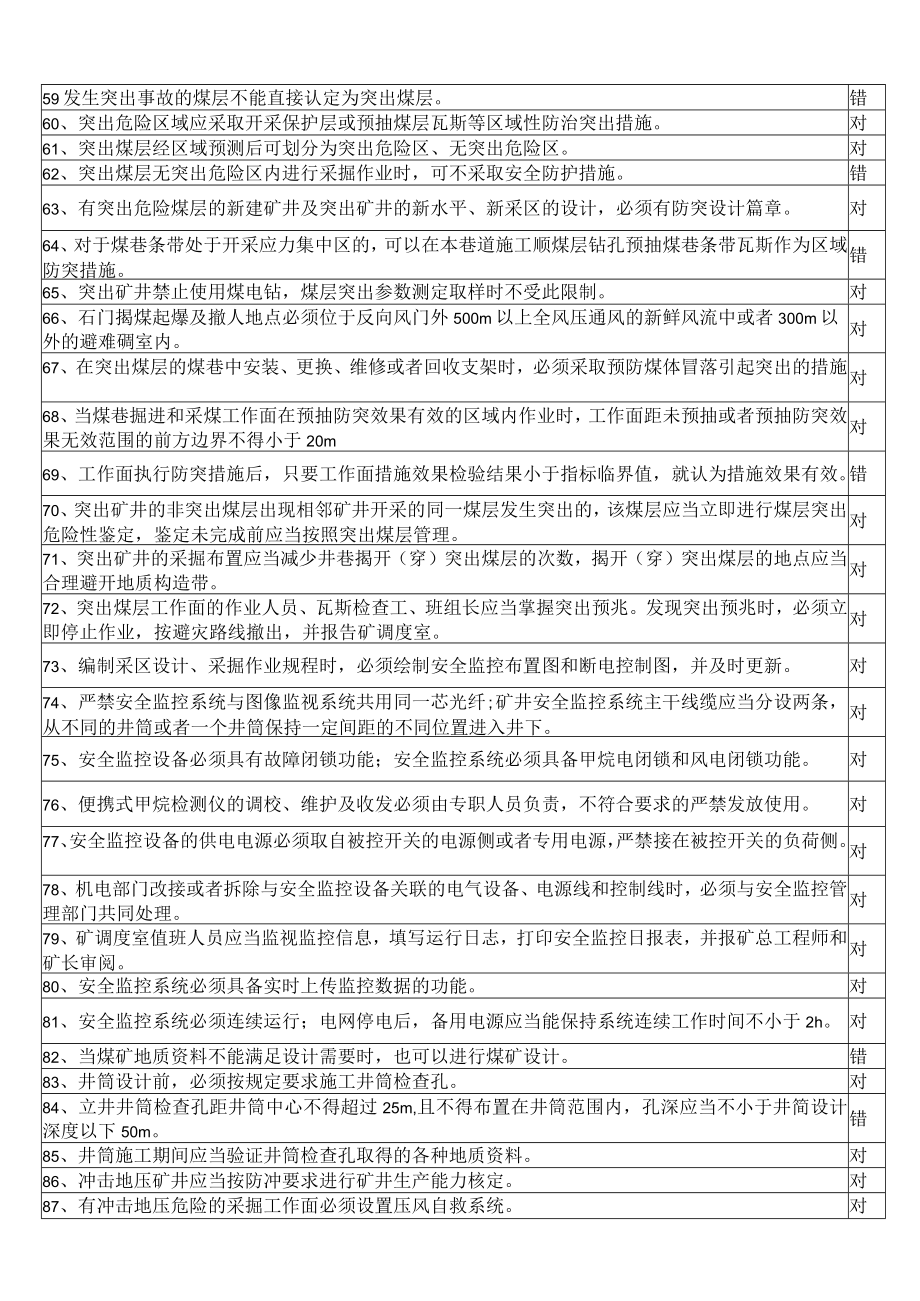 2023 煤矿安全从业人员考试复习题库判断题.docx_第3页