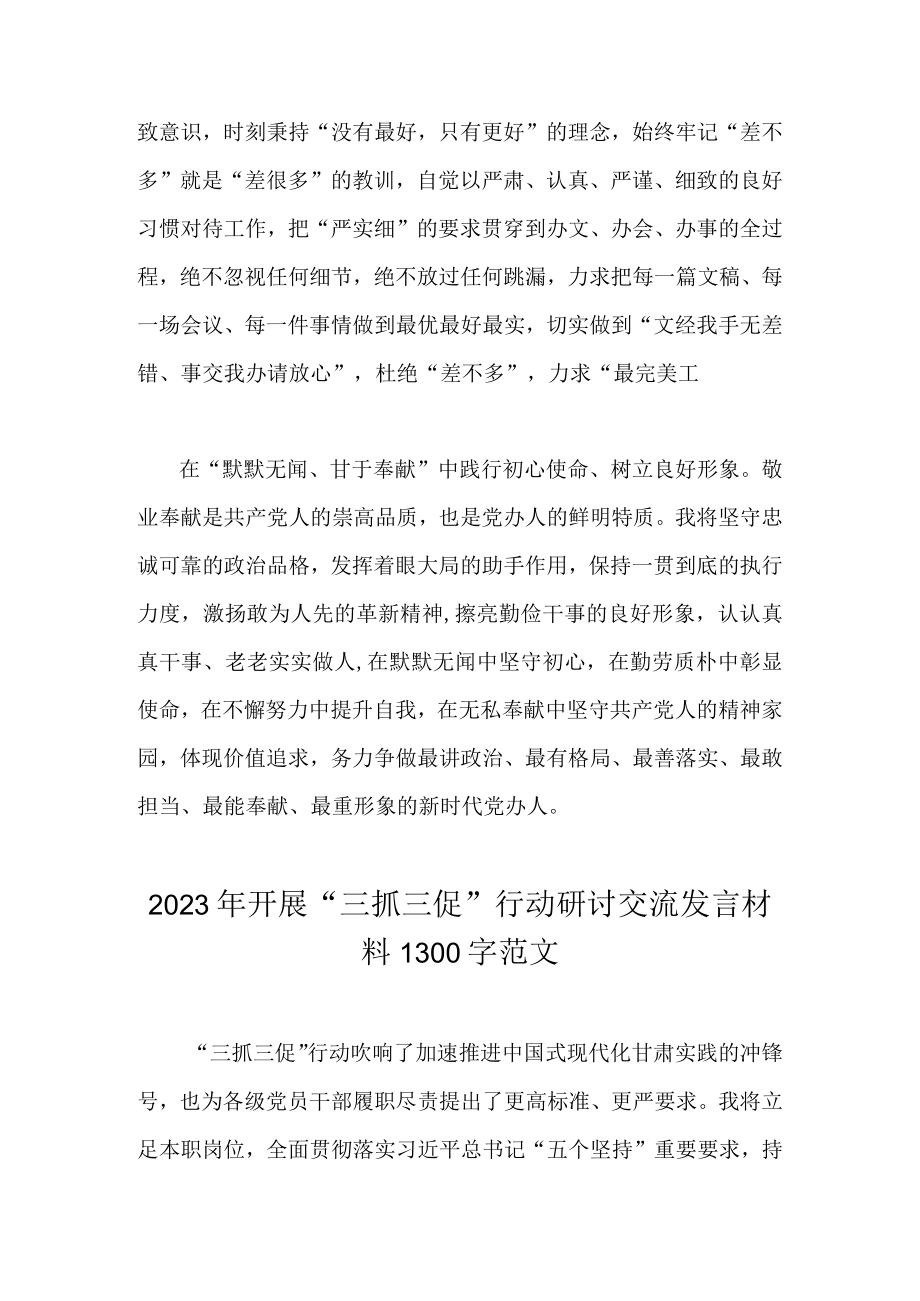 2篇稿开展三抓三促行动研讨交流发言材料.docx_第2页