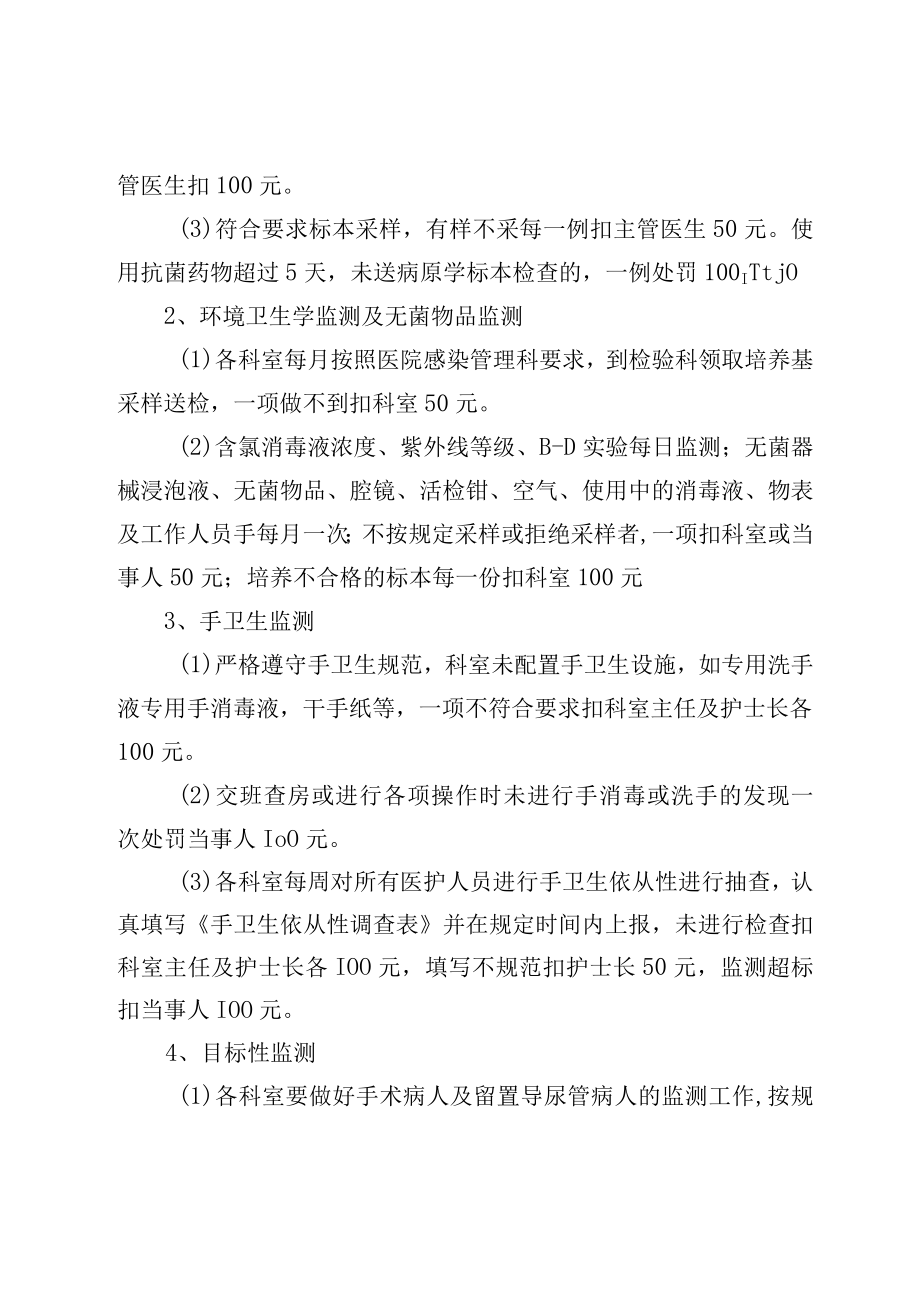 2023年医院感染监测管理奖罚制度.docx_第2页