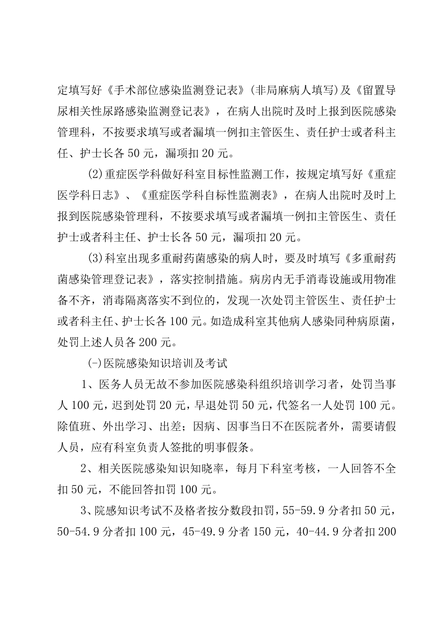 2023年医院感染监测管理奖罚制度.docx_第3页