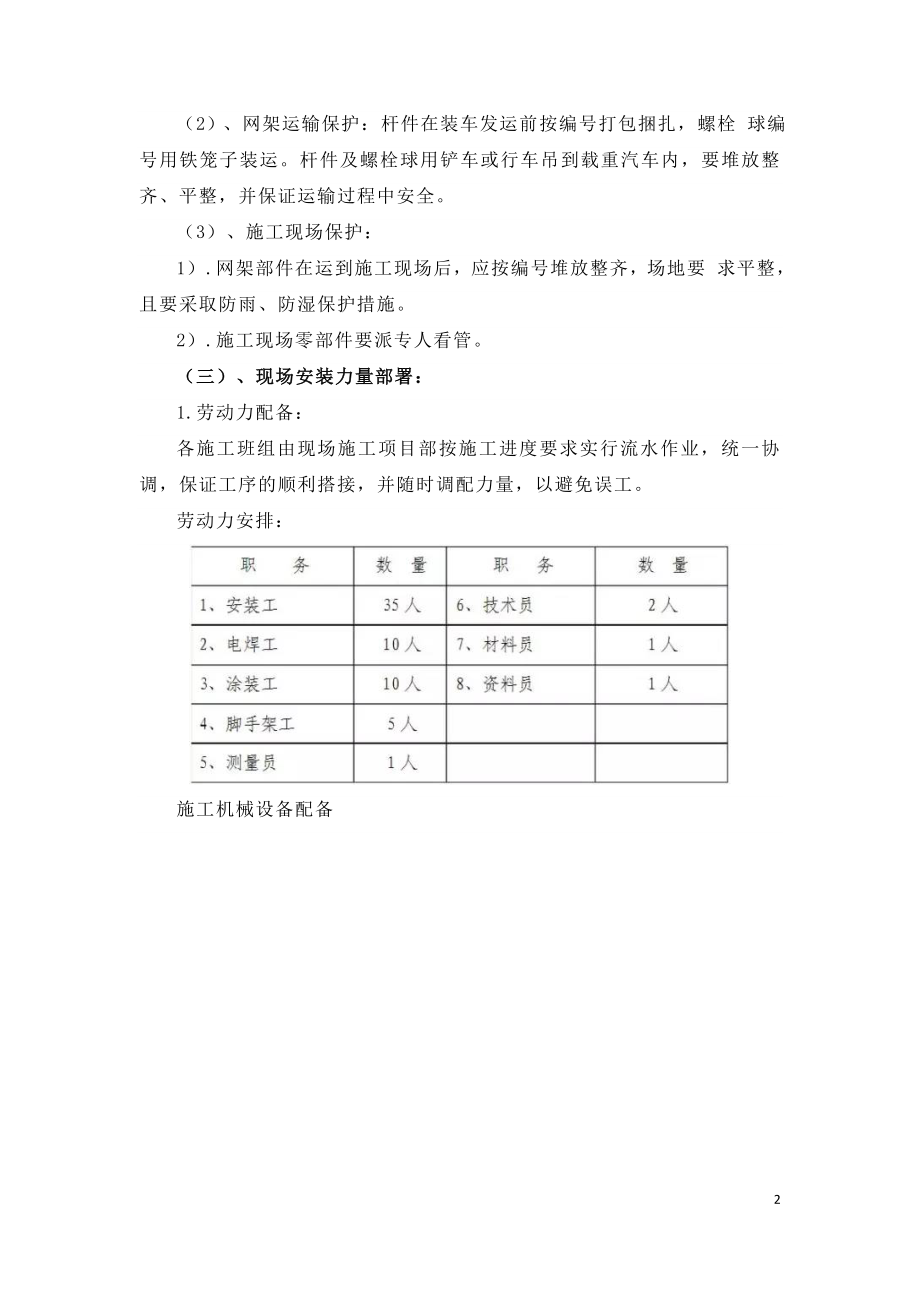 钢结构网架工程的详细吊装方案.doc_第2页