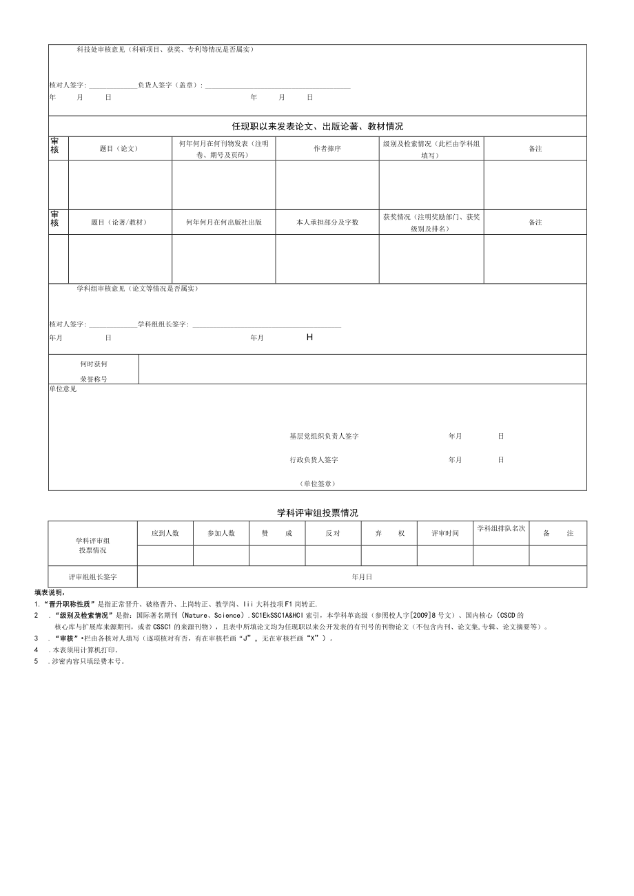 XX年晋升专业技术职务基本情况调查表教师东南大.docx_第2页