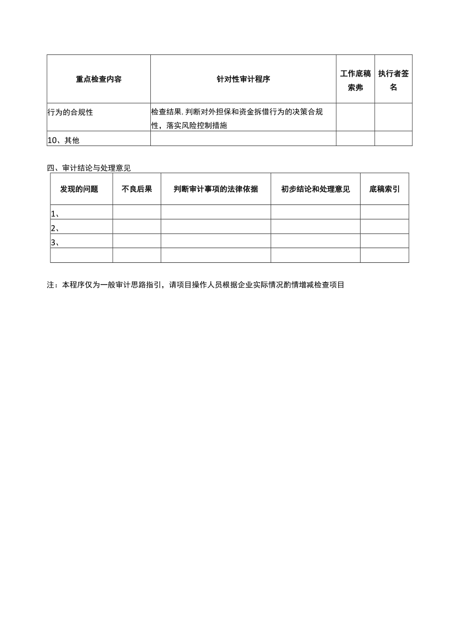 4专门事项审计程序经营活动和重大经营决策.docx_第3页