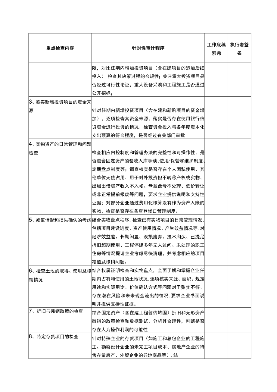 6报表科目审计程序实物资产与无形资产.docx_第2页